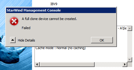 Error - Just a Simple - it Failed