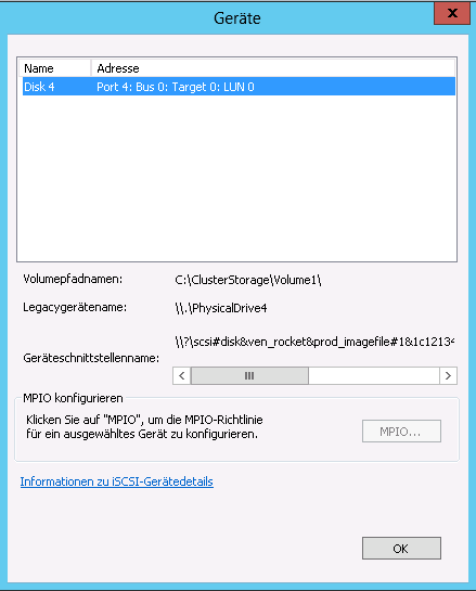 vs3 to vs1 (or to itself) not showing the MPIO