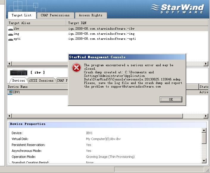 25-06  13:57:01  INFO   : * STARWIND MANAGEMENT CONSOLE STARTED!*<br />25-06  13:57:01  INFO   : Current version 2.3.1.2556. Stable API version 2.3.1.2227 (Build May 17 2013, 15:06:40)<br />25-06  13:57:02  INFO   : Custom UI library not found!<br />25-06  13:57:03  ERROR  : LoadLanguageFromString FAILED! Reason=Element content is invalid according to the DTD/Schema.<br />, line=74<br />25-06  13:57:03  ERROR  : LoadLanguageFromString FAILED! Reason=Element content is invalid according to the DTD/Schema.<br />, line=81<br />25-06  13:57:04  ERROR  : LoadLanguageFromString FAILED! Reason=Element content is invalid according to the DTD/Schema.<br />, line=37<br />25-06  13:57:05  INFO   : SWTraffControl.dll load completed!Version 2.3.1.2556 API version 2.3.1.2227<br />25-06  13:57:06  INFO   : Arcycle command timeout set to '60000' ms<br />25-06  13:57:07  ERROR  : code [ 7A ]IsVSABuilderExist: C:\Program Files\StarWind Software\StarWind\console\VSABuilder\VSABuilderWizard.exe. 系统找不到指定的路径。 25-06  13:57:10  ERROR  : code [ 7A ]IsVSABuilderExist: C:\Program Files\StarWind Software\StarWind\console\VSABuilder\VSABuilderWizard.exe. 系统找不到指定的路径。 25-06  13:57:10  ERROR  : code [ 7A ]IsVSABuilderExist: C:\Program Files\StarWind Software\StarWind\console\VSABuilder\VSABuilderWizard.exe. 系统找不到指定的路径。 25-06  13:57:10  ERROR  : code [ 7A ]IsVSABuilderExist: C:\Program Files\StarWind Software\StarWind\console\VSABuilder\VSABuilderWizard.exe. 系统找不到指定的路径。 25-06  13:57:10  ERROR  : code [ 7A ]IsVSABuilderExist: C:\Program Files\StarWind Software\StarWind\console\VSABuilder\VSABuilderWizard.exe. 系统找不到指定的路径。 25-06  13:57:10  ERROR  : code [ 7A ]IsVSABuilderExist: C:\Program Files\StarWind Software\StarWind\console\VSABuilder\VSABuilderWizard.exe. 系统找不到指定的路径。 25-06  13:57:10  ERROR  : code [ 7A ]IsVSABuilderExist: C:\Program Files\StarWind Software\StarWind\console\VSABuilder\VSABuilderWizard.exe. 系统找不到指定的路径。 25-06  13:57:10  ERROR  : code [ 7A ]IsVSABuilderExist: C:\Program Files\StarWind Software\StarWind\console\VSABuilder\VSABuilderWizard.exe. 系统找不到指定的路径。 25-06  13:57:10  ERROR  : code [ 7A ]IsVSABuilderExist: C:\Program Files\StarWind Software\StarWind\console\VSABuilder\VSABuilderWizard.exe. 系统找不到指定的路径。 25-06  13:57:10  ERROR  : code [ 7A ]IsVSABuilderExist: C:\Program Files\StarWind Software\StarWind\console\VSABuilder\VSABuilderWizard.exe. 系统找不到指定的路径。 25-06  13:57:10  ERROR  : code [ 7A ]IsVSABuilderExist: C:\Program Files\StarWind Software\StarWind\console\VSABuilder\VSABuilderWizard.exe. 系统找不到指定的路径。 25-06  13:57:10  ERROR  : code [ 7A ]IsVSABuilderExist: C:\Program Files\StarWind Software\StarWind\console\VSABuilder\VSABuilderWizard.exe. 系统找不到指定的路径。 25-06  13:57:10  ERROR  : code [ 7A ]IsVSABuilderExist: C:\Program Files\StarWind Software\StarWind\console\VSABuilder\VSABuilderWizard.exe. 系统找不到指定的路径。 25-06  13:57:10  ERROR  : code [ 7A ]IsVSABuilderExist: C:\Program Files\StarWind Software\StarWind\console\VSABuilder\VSABuilderWizard.exe. 系统找不到指定的路径。 25-06  13:57:10  ERROR  : code [ 7A ]IsVSABuilderExist: C:\Program Files\StarWind Software\StarWind\console\VSABuilder\VSABuilderWizard.exe. 系统找不到指定的路径。 25-06  13:57:10  ERROR  : code [ 7A ]IsVSABuilderExist: C:\Program Files\StarWind Software\StarWind\console\VSABuilder\VSABuilderWizard.exe. 系统找不到指定的路径。 25-06  13:57:10  ERROR  : code [ 7A ]IsVSABuilderExist: C:\Program Files\StarWind Software\StarWind\console\VSABuilder\VSABuilderWizard.exe. 系统找不到指定的路径。 25-06  13:57:10  ERROR  : code [ 7A ]IsVSABuilderExist: C:\Program Files\StarWind Software\StarWind\console\VSABuilder\VSABuilderWizard.exe. 系统找不到指定的路径。 25-06  13:57:10  ERROR  : code [ 7A ]IsVSABuilderExist: C:\Program Files\StarWind Software\StarWind\console\VSABuilder\VSABuilderWizard.exe. 系统找不到指定的路径。 25-06  13:57:10  ERROR  : code [ 7A ]IsVSABuilderExist: C:\Program Files\StarWind Software\StarWind\console\VSABuilder\VSABuilderWizard.exe. 系统找不到指定的路径。 25-06  13:57:10  ERROR  : code [ 7A ]IsVSABuilderExist: C:\Program Files\StarWind Software\StarWind\console\VSABuilder\VSABuilderWizard.exe. 系统找不到指定的路径。 25-06  13:57:10  ERROR  : code [ 7A ]IsVSABuilderExist: C:\Program Files\StarWind Software\StarWind\console\VSABuilder\VSABuilderWizard.exe. 系统找不到指定的路径。 25-06  13:57:10  ERROR  : code [ 7A ]IsVSABuilderExist: C:\Program Files\StarWind Software\StarWind\console\VSABuilder\VSABuilderWizard.exe. 系统找不到指定的路径。 25-06  13:57:10  ERROR  : code [ 7A ]IsVSABuilderExist: C:\Program Files\StarWind Software\StarWind\console\VSABuilder\VSABuilderWizard.exe. 系统找不到指定的路径。 25-06  13:57:10  ERROR  : code [ 7A ]IsVSABuilderExist: C:\Program Files\StarWind Software\StarWind\console\VSABuilder\VSABuilderWizard.exe. 系统找不到指定的路径。 25-06  13:57:10  ERROR  : code [ 7A ]IsVSABuilderExist: C:\Program Files\StarWind Software\StarWind\console\VSABuilder\VSABuilderWizard.exe. 系统找不到指定的路径。 25-06  13:57:10  ERROR  : code [ 7A ]IsVSABuilderExist: C:\Program Files\StarWind Software\StarWind\console\VSABuilder\VSABuilderWizard.exe. 系统找不到指定的路径。 25-06  13:57:10  ERROR  : code [ 7A ]IsVSABuilderExist: C:\Program Files\StarWind Software\StarWind\console\VSABuilder\VSABuilderWizard.exe. 系统找不到指定的路径。 25-06  13:57:10  ERROR  : code [ 7A ]IsVSABuilderExist: C:\Program Files\StarWind Software\StarWind\console\VSABuilder\VSABuilderWizard.exe. 系统找不到指定的路径。 25-06  13:57:10  ERROR  : code [ 7A ]IsVSABuilderExist: C:\Program Files\StarWind Software\StarWind\console\VSABuilder\VSABuilderWizard.exe. 系统找不到指定的路径。 25-06  13:57:10  ERROR  : code [ 7A ]IsVSABuilderExist: C:\Program Files\StarWind Software\StarWind\console\VSABuilder\VSABuilderWizard.exe. 系统找不到指定的路径。 25-06  13:57:10  ERROR  : code [ 7A ]IsVSABuilderExist: C:\Program Files\StarWind Software\StarWind\console\VSABuilder\VSABuilderWizard.exe. 系统找不到指定的路径。 25-06  13:57:10  ERROR  : code [ 7A ]IsVSABuilderExist: C:\Program Files\StarWind Software\StarWind\console\VSABuilder\VSABuilderWizard.exe. 系统找不到指定的路径。 25-06  13:57:10  ERROR  : code [ 7A ]IsVSABuilderExist: C:\Program Files\StarWind Software\StarWind\console\VSABuilder\VSABuilderWizard.exe. 系统找不到指定的路径。 25-06  13:57:10  ERROR  : code [ 7A ]IsVSABuilderExist: C:\Program Files\StarWind Software\StarWind\console\VSABuilder\VSABuilderWizard.exe. 系统找不到指定的路径。 25-06  13:57:10  ERROR  : code [ 7A ]IsVSABuilderExist: C:\Program Files\StarWind Software\StarWind\console\VSABuilder\VSABuilderWizard.exe. 系统找不到指定的路径。 25-06  13:57:10  ERROR  : code [ 7A ]IsVSABuilderExist: C:\Program Files\StarWind Software\StarWind\console\VSABuilder\VSABuilderWizard.exe. 系统找不到指定的路径。 25-06  13:57:10  ERROR  : code [ 7A ]IsVSABuilderExist: C:\Program Files\StarWind Software\StarWind\console\VSABuilder\VSABuilderWizard.exe. 系统找不到指定的路径。 25-06  13:57:10  ERROR  : code [ 7A ]IsVSABuilderExist: C:\Program Files\StarWind Software\StarWind\console\VSABuilder\VSABuilderWizard.exe. 系统找不到指定的路径。 25-06  13:57:10  ERROR  : code [ 7A ]IsVSABuilderExist: C:\Program Files\StarWind Software\StarWind\console\VSABuilder\VSABuilderWizard.exe. 系统找不到指定的路径。 25-06  13:57:10  ERROR  : code [ 7A ]IsVSABuilderExist: C:\Program Files\StarWind Software\StarWind\console\VSABuilder\VSABuilderWizard.exe. 系统找不到指定的路径。 25-06  13:57:10  ERROR  : code [ 7A ]IsVSABuilderExist: C:\Program Files\StarWind Software\StarWind\console\VSABuilder\VSABuilderWizard.exe. 系统找不到指定的路径。 25-06  13:57:11  ERROR  : code [ 7A ]IsVSABuilderExist: C:\Program Files\StarWind Software\StarWind\console\VSABuilder\VSABuilderWizard.exe. 系统找不到指定的路径。 25-06  13:57:11  ERROR  : code [ 7A ]IsVSABuilderExist: C:\Program Files\StarWind Software\StarWind\console\VSABuilder\VSABuilderWizard.exe. 系统找不到指定的路径。 25-06  13:57:11  ERROR  : code [ 7A ]IsVSABuilderExist: C:\Program Files\StarWind Software\StarWind\console\VSABuilder\VSABuilderWizard.exe. 系统找不到指定的路径。 25-06  13:57:11  ERROR  : code [ 7A ]IsVSABuilderExist: C:\Program Files\StarWind Software\StarWind\console\VSABuilder\VSABuilderWizard.exe. 系统找不到指定的路径。 25-06  13:57:11  ERROR  : code [ 7A ]IsVSABuilderExist: C:\Program Files\StarWind Software\StarWind\console\VSABuilder\VSABuilderWizard.exe. 系统找不到指定的路径。 25-06  13:57:11  ERROR  : code [ 7A ]IsVSABuilderExist: C:\Program Files\StarWind Software\StarWind\console\VSABuilder\VSABuilderWizard.exe. 系统找不到指定的路径。 25-06  13:57:11  ERROR  : code [ 7A ]IsVSABuilderExist: C:\Program Files\StarWind Software\StarWind\console\VSABuilder\VSABuilderWizard.exe. 系统找不到指定的路径。 25-06  13:57:11  ERROR  : code [ 7A ]IsVSABuilderExist: C:\Program Files\StarWind Software\StarWind\console\VSABuilder\VSABuilderWizard.exe. 系统找不到指定的路径。 25-06  13:57:11  ERROR  : code [ 7A ]IsVSABuilderExist: C:\Program Files\StarWind Software\StarWind\console\VSABuilder\VSABuilderWizard.exe. 系统找不到指定的路径。 25-06  13:57:11  ERROR  : code [ 7A ]IsVSABuilderExist: C:\Program Files\StarWind Software\StarWind\console\VSABuilder\VSABuilderWizard.exe. 系统找不到指定的路径。 25-06  13:57:11  ERROR  : code [ 7A ]IsVSABuilderExist: C:\Program Files\StarWind Software\StarWind\console\VSABuilder\VSABuilderWizard.exe. 系统找不到指定的路径。 25-06  13:57:11  ERROR  : code [ 7A ]IsVSABuilderExist: C:\Program Files\StarWind Software\StarWind\console\VSABuilder\VSABuilderWizard.exe. 系统找不到指定的路径。 25-06  13:57:11  ERROR  : code [ 7A ]IsVSABuilderExist: C:\Program Files\StarWind Software\StarWind\console\VSABuilder\VSABuilderWizard.exe. 系统找不到指定的路径。 25-06  13:57:11  ERROR  : code [ 7A ]IsVSABuilderExist: C:\Program Files\StarWind Software\StarWind\console\VSABuilder\VSABuilderWizard.exe. 系统找不到指定的路径。 25-06  13:57:11  ERROR  : code [ 7A ]IsVSABuilderExist: C:\Program Files\StarWind Software\StarWind\console\VSABuilder\VSABuilderWizard.exe. 系统找不到指定的路径。 25-06  13:57:11  ERROR  : code [ 7A ]IsVSABuilderExist: C:\Program Files\StarWind Software\StarWind\console\VSABuilder\VSABuilderWizard.exe. 系统找不到指定的路径。 25-06  13:57:11  ERROR  : code [ 7A ]IsVSABuilderExist: C:\Program Files\StarWind Software\StarWind\console\VSABuilder\VSABuilderWizard.exe. 系统找不到指定的路径。 25-06  13:57:11  ERROR  : code [ 7A ]IsVSABuilderExist: C:\Program Files\StarWind Software\StarWind\console\VSABuilder\VSABuilderWizard.exe. 系统找不到指定的路径。 25-06  13:57:11  ERROR  : code [ 7A ]IsVSABuilderExist: C:\Program Files\StarWind Software\StarWind\console\VSABuilder\VSABuilderWizard.exe. 系统找不到指定的路径。 25-06  13:57:11  ERROR  : code [ 7A ]IsVSABuilderExist: C:\Program Files\StarWind Software\StarWind\console\VSABuilder\VSABuilderWizard.exe. 系统找不到指定的路径。 25-06  13:57:11  ERROR  : code [ 7A ]IsVSABuilderExist: C:\Program Files\StarWind Software\StarWind\console\VSABuilder\VSABuilderWizard.exe. 系统找不到指定的路径。 25-06  13:57:11  ERROR  : code [ 7A ]IsVSABuilderExist: C:\Program Files\StarWind Software\StarWind\console\VSABuilder\VSABuilderWizard.exe. 系统找不到指定的路径。 25-06  13:57:11  ERROR  : code [ 7A ]IsVSABuilderExist: C:\Program Files\StarWind Software\StarWind\console\VSABuilder\VSABuilderWizard.exe. 系统找不到指定的路径。 25-06  13:57:11  ERROR  : code [ 7A ]IsVSABuilderExist: C:\Program Files\StarWind Software\StarWind\console\VSABuilder\VSABuilderWizard.exe. 系统找不到指定的路径。 25-06  13:57:11  ERROR  : code [ 7A ]IsVSABuilderExist: C:\Program Files\StarWind Software\StarWind\console\VSABuilder\VSABuilderWizard.exe. 系统找不到指定的路径。 25-06  13:57:11  ERROR  : code [ 7A ]IsVSABuilderExist: C:\Program Files\StarWind Software\StarWind\console\VSABuilder\VSABuilderWizard.exe. 系统找不到指定的路径。 25-06  13:57:11  ERROR  : code [ 7A ]IsVSABuilderExist: C:\Program Files\StarWind Software\StarWind\console\VSABuilder\VSABuilderWizard.exe. 系统找不到指定的路径。 25-06  13:57:11  ERROR  : code [ 7A ]IsVSABuilderExist: C:\Program Files\StarWind Software\StarWind\console\VSABuilder\VSABuilderWizard.exe. 系统找不到指定的路径。 25-06  13:57:11  ERROR  : code [ 7A ]IsVSABuilderExist: C:\Program Files\StarWind Software\StarWind\console\VSABuilder\VSABuilderWizard.exe. 系统找不到指定的路径。 25-06  13:57:11  ERROR  : code [ 7A ]IsVSABuilderExist: C:\Program Files\StarWind Software\StarWind\console\VSABuilder\VSABuilderWizard.exe. 系统找不到指定的路径。 25-06  13:57:11  ERROR  : code [ 7A ]IsVSABuilderExist: C:\Program Files\StarWind Software\StarWind\console\VSABuilder\VSABuilderWizard.exe. 系统找不到指定的路径。 25-06  13:57:11  ERROR  : code [ 7A ]IsVSABuilderExist: C:\Program Files\StarWind Software\StarWind\console\VSABuilder\VSABuilderWizard.exe. 系统找不到指定的路径。 25-06  13:57:11  ERROR  : code [ 7A ]IsVSABuilderExist: C:\Program Files\StarWind Software\StarWind\console\VSABuilder\VSABuilderWizard.exe. 系统找不到指定的路径。 25-06  13:57:11  ERROR  : code [ 7A ]IsVSABuilderExist: C:\Program Files\StarWind Software\StarWind\console\VSABuilder\VSABuilderWizard.exe. 系统找不到指定的路径。 25-06  13:57:11  ERROR  : code [ 7A ]IsVSABuilderExist: C:\Program Files\StarWind Software\StarWind\console\VSABuilder\VSABuilderWizard.exe. 系统找不到指定的路径。 25-06  13:57:11  ERROR  : code [ 7A ]IsVSABuilderExist: C:\Program Files\StarWind Software\StarWind\console\VSABuilder\VSABuilderWizard.exe. 系统找不到指定的路径。 25-06  13:57:11  ERROR  : code [ 7A ]IsVSABuilderExist: C:\Program Files\StarWind Software\StarWind\console\VSABuilder\VSABuilderWizard.exe. 系统找不到指定的路径。 25-06  13:57:11  ERROR  : code [ 7A ]IsVSABuilderExist: C:\Program Files\StarWind Software\StarWind\console\VSABuilder\VSABuilderWizard.exe. 系统找不到指定的路径。 25-06  13:57:11  ERROR  : code [ 7A ]IsVSABuilderExist: C:\Program Files\StarWind Software\StarWind\console\VSABuilder\VSABuilderWizard.exe. 系统找不到指定的路径。 25-06  13:57:11  ERROR  : code [ 7A ]IsVSABuilderExist: C:\Program Files\StarWind Software\StarWind\console\VSABuilder\VSABuilderWizard.exe. 系统找不到指定的路径。 25-06  13:57:11  ERROR  : code [ 7A ]IsVSABuilderExist: C:\Program Files\StarWind Software\StarWind\console\VSABuilder\VSABuilderWizard.exe. 系统找不到指定的路径。 25-06  13:57:11  ERROR  : code [ 7A ]IsVSABuilderExist: C:\Program Files\StarWind Software\StarWind\console\VSABuilder\VSABuilderWizard.exe. 系统找不到指定的路径。 25-06  13:57:11  ERROR  : code [ 7A ]IsVSABuilderExist: C:\Program Files\StarWind Software\StarWind\console\VSABuilder\VSABuilderWizard.exe. 系统找不到指定的路径。 25-06  13:57:11  ERROR  : code [ 7A ]IsVSABuilderExist: C:\Program Files\StarWind Software\StarWind\console\VSABuilder\VSABuilderWizard.exe. 系统找不到指定的路径。 25-06  13:57:15  ERROR  : code [ 7A ]IsVSABuilderExist: C:\Program Files\StarWind Software\StarWind\console\VSABuilder\VSABuilderWizard.exe. 系统找不到指定的路径。 25-06  13:57:15  ERROR  : code [ 7A ]IsVSABuilderExist: C:\Program Files\StarWind Software\StarWind\console\VSABuilder\VSABuilderWizard.exe. 系统找不到指定的路径。 25-06  13:57:16  ERROR  : code [ 7A ]IsVSABuilderExist: C:\Program Files\StarWind Software\StarWind\console\VSABuilder\VSABuilderWizard.exe. 系统找不到指定的路径。 25-06  13:57:16  ERROR  : code [ 7A ]IsVSABuilderExist: C:\Program Files\StarWind Software\StarWind\console\VSABuilder\VSABuilderWizard.exe. 系统找不到指定的路径。 25-06  13:57:16  ERROR  : code [ 7A ]IsVSABuilderExist: C:\Program Files\StarWind Software\StarWind\console\VSABuilder\VSABuilderWizard.exe. 系统找不到指定的路径。 25-06  13:57:16  ERROR  : code [ 7A ]IsVSABuilderExist: C:\Program Files\StarWind Software\StarWind\console\VSABuilder\VSABuilderWizard.exe. 系统找不到指定的路径。 25-06  13:57:16  ERROR  : code [ 7A ]IsVSABuilderExist: C:\Program Files\StarWind Software\StarWind\console\VSABuilder\VSABuilderWizard.exe. 系统找不到指定的路径。 25-06  13:57:16  ERROR  : code [ 7A ]IsVSABuilderExist: C:\Program Files\StarWind Software\StarWind\console\VSABuilder\VSABuilderWizard.exe. 系统找不到指定的路径。 25-06  13:57:16  ERROR  : code [ 7A ]IsVSABuilderExist: C:\Program Files\StarWind Software\StarWind\console\VSABuilder\VSABuilderWizard.exe. 系统找不到指定的路径。 25-06  13:57:16  ERROR  : code [ 7A ]IsVSABuilderExist: C:\Program Files\StarWind Software\StarWind\console\VSABuilder\VSABuilderWizard.exe. 系统找不到指定的路径。 25-06  13:57:16  ERROR  : code [ 7A ]IsVSABuilderExist: C:\Program Files\StarWind Software\StarWind\console\VSABuilder\VSABuilderWizard.exe. 系统找不到指定的路径。 25-06  13:57:16  ERROR  : code [ 7A ]IsVSABuilderExist: C:\Program Files\StarWind Software\StarWind\console\VSABuilder\VSABuilderWizard.exe. 系统找不到指定的路径。 25-06  13:57:16  ERROR  : code [ 7A ]IsVSABuilderExist: C:\Program Files\StarWind Software\StarWind\console\VSABuilder\VSABuilderWizard.exe. 系统找不到指定的路径。 25-06  13:57:16  ERROR  : code [ 7A ]IsVSABuilderExist: C:\Program Files\StarWind Software\StarWind\console\VSABuilder\VSABuilderWizard.exe. 系统找不到指定的路径。 25-06  13:57:16  ERROR  : code [ 7A ]IsVSABuilderExist: C:\Program Files\StarWind Software\StarWind\console\VSABuilder\VSABuilderWizard.exe. 系统找不到指定的路径。 25-06  13:57:16  ERROR  : code [ 7A ]IsVSABuilderExist: C:\Program Files\StarWind Software\StarWind\console\VSABuilder\VSABuilderWizard.exe. 系统找不到指定的路径。 25-06  13:57:16  ERROR  : code [ 7A ]IsVSABuilderExist: C:\Program Files\StarWind Software\StarWind\console\VSABuilder\VSABuilderWizard.exe. 系统找不到指定的路径。 25-06  13:57:16  ERROR  : code [ 7A ]IsVSABuilderExist: C:\Program Files\StarWind Software\StarWind\console\VSABuilder\VSABuilderWizard.exe. 系统找不到指定的路径。 25-06  13:57:16  ERROR  : code [ 7A ]IsVSABuilderExist: C:\Program Files\StarWind Software\StarWind\console\VSABuilder\VSABuilderWizard.exe. 系统找不到指定的路径。 25-06  13:57:16  ERROR  : code [ 7A ]IsVSABuilderExist: C:\Program Files\StarWind Software\StarWind\console\VSABuilder\VSABuilderWizard.exe. 系统找不到指定的路径。 25-06  13:57:16  ERROR  : code [ 7A ]IsVSABuilderExist: C:\Program Files\StarWind Software\StarWind\console\VSABuilder\VSABuilderWizard.exe. 系统找不到指定的路径。 25-06  13:57:16  ERROR  : code [ 7A ]IsVSABuilderExist: C:\Program Files\StarWind Software\StarWind\console\VSABuilder\VSABuilderWizard.exe. 系统找不到指定的路径。 25-06  13:57:16  ERROR  : code [ 7A ]IsVSABuilderExist: C:\Program Files\StarWind Software\StarWind\console\VSABuilder\VSABuilderWizard.exe. 系统找不到指定的路径。 25-06  13:57:16  ERROR  : code [ 7A ]IsVSABuilderExist: C:\Program Files\StarWind Software\StarWind\console\VSABuilder\VSABuilderWizard.exe. 系统找不到指定的路径。 25-06  13:57:16  ERROR  : code [ 7A ]IsVSABuilderExist: C:\Program Files\StarWind Software\StarWind\console\VSABuilder\VSABuilderWizard.exe. 系统找不到指定的路径。 25-06  13:57:16  ERROR  : code [ 7A ]IsVSABuilderExist: C:\Program Files\StarWind Software\StarWind\console\VSABuilder\VSABuilderWizard.exe. 系统找不到指定的路径。 25-06  13:57:16  ERROR  : code [ 7A ]IsVSABuilderExist: C:\Program Files\StarWind Software\StarWind\console\VSABuilder\VSABuilderWizard.exe. 系统找不到指定的路径。 25-06  13:57:16  ERROR  : code [ 7A ]IsVSABuilderExist: C:\Program Files\StarWind Software\StarWind\console\VSABuilder\VSABuilderWizard.exe. 系统找不到指定的路径。 25-06  13:57:16  ERROR  : code [ 7A ]IsVSABuilderExist: C:\Program Files\StarWind Software\StarWind\console\VSABuilder\VSABuilderWizard.exe. 系统找不到指定的路径。 25-06  13:57:16  ERROR  : code [ 7A ]IsVSABuilderExist: C:\Program Files\StarWind Software\StarWind\console\VSABuilder\VSABuilderWizard.exe. 系统找不到指定的路径。 25-06  13:57:16  ERROR  : code [ 7A ]IsVSABuilderExist: C:\Program Files\StarWind Software\StarWind\console\VSABuilder\VSABuilderWizard.exe. 系统找不到指定的路径。 25-06  13:57:16  ERROR  : code [ 7A ]IsVSABuilderExist: C:\Program Files\StarWind Software\StarWind\console\VSABuilder\VSABuilderWizard.exe. 系统找不到指定的路径。 25-06  13:57:16  ERROR  : code [ 7A ]IsVSABuilderExist: C:\Program Files\StarWind Software\StarWind\console\VSABuilder\VSABuilderWizard.exe. 系统找不到指定的路径。 25-06  13:57:16  ERROR  : code [ 7A ]IsVSABuilderExist: C:\Program Files\StarWind Software\StarWind\console\VSABuilder\VSABuilderWizard.exe. 系统找不到指定的路径。 25-06  13:57:16  ERROR  : code [ 7A ]IsVSABuilderExist: C:\Program Files\StarWind Software\StarWind\console\VSABuilder\VSABuilderWizard.exe. 系统找不到指定的路径。 25-06  13:57:16  ERROR  : code [ 7A ]IsVSABuilderExist: C:\Program Files\StarWind Software\StarWind\console\VSABuilder\VSABuilderWizard.exe. 系统找不到指定的路径。 25-06  13:57:16  ERROR  : code [ 7A ]IsVSABuilderExist: C:\Program Files\StarWind Software\StarWind\console\VSABuilder\VSABuilderWizard.exe. 系统找不到指定的路径。 25-06  13:57:16  ERROR  : code [ 7A ]IsVSABuilderExist: C:\Program Files\StarWind Software\StarWind\console\VSABuilder\VSABuilderWizard.exe. 系统找不到指定的路径。 25-06  13:57:16  ERROR  : code [ 7A ]IsVSABuilderExist: C:\Program Files\StarWind Software\StarWind\console\VSABuilder\VSABuilderWizard.exe. 系统找不到指定的路径。 25-06  13:57:16  ERROR  : code [ 7A ]IsVSABuilderExist: C:\Program Files\StarWind Software\StarWind\console\VSABuilder\VSABuilderWizard.exe. 系统找不到指定的路径。 25-06  13:57:16  ERROR  : code [ 7A ]IsVSABuilderExist: C:\Program Files\StarWind Software\StarWind\console\VSABuilder\VSABuilderWizard.exe. 系统找不到指定的路径。 25-06  13:57:16  ERROR  : code [ 7A ]IsVSABuilderExist: C:\Program Files\StarWind Software\StarWind\console\VSABuilder\VSABuilderWizard.exe. 系统找不到指定的路径。 25-06  13:57:16  ERROR  : code [ 7A ]IsVSABuilderExist: C:\Program Files\StarWind Software\StarWind\console\VSABuilder\VSABuilderWizard.exe. 系统找不到指定的路径。 25-06  13:57:16  ERROR  : code [ 7A ]IsVSABuilderExist: C:\Program Files\StarWind Software\StarWind\console\VSABuilder\VSABuilderWizard.exe. 系统找不到指定的路径。 25-06  13:57:16  ERROR  : code [ 7A ]IsVSABuilderExist: C:\Program Files\StarWind Software\StarWind\console\VSABuilder\VSABuilderWizard.exe. 系统找不到指定的路径。 25-06  13:57:16  ERROR  : code [ 7A ]IsVSABuilderExist: C:\Program Files\StarWind Software\StarWind\console\VSABuilder\VSABuilderWizard.exe. 系统找不到指定的路径。 25-06  13:57:16  ERROR  : code [ 7A ]IsVSABuilderExist: C:\Program Files\StarWind Software\StarWind\console\VSABuilder\VSABuilderWizard.exe. 系统找不到指定的路径。 25-06  13:57:16  ERROR  : code [ 7A ]IsVSABuilderExist: C:\Program Files\StarWind Software\StarWind\console\VSABuilder\VSABuilderWizard.exe. 系统找不到指定的路径。 25-06  13:57:16  ERROR  : code [ 7A ]IsVSABuilderExist: C:\Program Files\StarWind Software\StarWind\console\VSABuilder\VSABuilderWizard.exe. 系统找不到指定的路径。 25-06  13:57:16  ERROR  : code [ 7A ]IsVSABuilderExist: C:\Program Files\StarWind Software\StarWind\console\VSABuilder\VSABuilderWizard.exe. 系统找不到指定的路径。 25-06  13:57:16  ERROR  : code [ 7A ]IsVSABuilderExist: C:\Program Files\StarWind Software\StarWind\console\VSABuilder\VSABuilderWizard.exe. 系统找不到指定的路径。 25-06  13:57:16  ERROR  : code [ 7A ]IsVSABuilderExist: C:\Program Files\StarWind Software\StarWind\console\VSABuilder\VSABuilderWizard.exe. 系统找不到指定的路径。 25-06  13:57:16  ERROR  : code [ 7A ]IsVSABuilderExist: C:\Program Files\StarWind Software\StarWind\console\VSABuilder\VSABuilderWizard.exe. 系统找不到指定的路径。 25-06  13:57:16  ERROR  : code [ 7A ]IsVSABuilderExist: C:\Program Files\StarWind Software\StarWind\console\VSABuilder\VSABuilderWizard.exe. 系统找不到指定的路径。 25-06  13:57:16  ERROR  : code [ 7A ]IsVSABuilderExist: C:\Program Files\StarWind Software\StarWind\console\VSABuilder\VSABuilderWizard.exe. 系统找不到指定的路径。 25-06  13:57:16  ERROR  : code [ 7A ]IsVSABuilderExist: C:\Program Files\StarWind Software\StarWind\console\VSABuilder\VSABuilderWizard.exe. 系统找不到指定的路径。 25-06  13:57:16  ERROR  : code [ 7A ]IsVSABuilderExist: C:\Program Files\StarWind Software\StarWind\console\VSABuilder\VSABuilderWizard.exe. 系统找不到指定的路径。 25-06  13:57:16  ERROR  : code [ 7A ]IsVSABuilderExist: C:\Program Files\StarWind Software\StarWind\console\VSABuilder\VSABuilderWizard.exe. 系统找不到指定的路径。 25-06  13:57:16  ERROR  : code [ 7A ]IsVSABuilderExist: C:\Program Files\StarWind Software\StarWind\console\VSABuilder\VSABuilderWizard.exe. 系统找不到指定的路径。 25-06  13:57:16  ERROR  : code [ 7A ]IsVSABuilderExist: C:\Program Files\StarWind Software\StarWind\console\VSABuilder\VSABuilderWizard.exe. 系统找不到指定的路径。 25-06  13:57:16  ERROR  : code [ 7A ]IsVSABuilderExist: C:\Program Files\StarWind Software\StarWind\console\VSABuilder\VSABuilderWizard.exe. 系统找不到指定的路径。 25-06  13:57:16  ERROR  : code [ 7A ]IsVSABuilderExist: C:\Program Files\StarWind Software\StarWind\console\VSABuilder\VSABuilderWizard.exe. 系统找不到指定的路径。 25-06  13:57:16  ERROR  : code [ 7A ]IsVSABuilderExist: C:\Program Files\StarWind Software\StarWind\console\VSABuilder\VSABuilderWizard.exe. 系统找不到指定的路径。 25-06  13:57:16  ERROR  : code [ 7A ]IsVSABuilderExist: C:\Program Files\StarWind Software\StarWind\console\VSABuilder\VSABuilderWizard.exe. 系统找不到指定的路径。 25-06  13:57:16  ERROR  : code [ 7A ]IsVSABuilderExist: C:\Program Files\StarWind Software\StarWind\console\VSABuilder\VSABuilderWizard.exe. 系统找不到指定的路径。 25-06  13:57:16  ERROR  : code [ 7A ]IsVSABuilderExist: C:\Program Files\StarWind Software\StarWind\console\VSABuilder\VSABuilderWizard.exe. 系统找不到指定的路径。 25-06  13:57:16  ERROR  : code [ 7A ]IsVSABuilderExist: C:\Program Files\StarWind Software\StarWind\console\VSABuilder\VSABuilderWizard.exe. 系统找不到指定的路径。 25-06  13:57:16  ERROR  : code [ 7A ]IsVSABuilderExist: C:\Program Files\StarWind Software\StarWind\console\VSABuilder\VSABuilderWizard.exe. 系统找不到指定的路径。 25-06  13:57:16  ERROR  : code [ 7A ]IsVSABuilderExist: C:\Program Files\StarWind Software\StarWind\console\VSABuilder\VSABuilderWizard.exe. 系统找不到指定的路径。 25-06  13:57:16  ERROR  : code [ 7A ]IsVSABuilderExist: C:\Program Files\StarWind Software\StarWind\console\VSABuilder\VSABuilderWizard.exe. 系统找不到指定的路径。 25-06  13:57:16  ERROR  : code [ 7A ]IsVSABuilderExist: C:\Program Files\StarWind Software\StarWind\console\VSABuilder\VSABuilderWizard.exe. 系统找不到指定的路径。 25-06  13:57:16  ERROR  : code [ 7A ]IsVSABuilderExist: C:\Program Files\StarWind Software\StarWind\console\VSABuilder\VSABuilderWizard.exe. 系统找不到指定的路径。 25-06  13:57:17  ERROR  : code [ 7A ]IsVSABuilderExist: C:\Program Files\StarWind Software\StarWind\console\VSABuilder\VSABuilderWizard.exe. 系统找不到指定的路径。 25-06  13:57:17  ERROR  : code [ 7A ]IsVSABuilderExist: C:\Program Files\StarWind Software\StarWind\console\VSABuilder\VSABuilderWizard.exe. 系统找不到指定的路径。 25-06  13:57:17  ERROR  : code [ 7A ]IsVSABuilderExist: C:\Program Files\StarWind Software\StarWind\console\VSABuilder\VSABuilderWizard.exe. 系统找不到指定的路径。 25-06  13:57:17  ERROR  : code [ 7A ]IsVSABuilderExist: C:\Program Files\StarWind Software\StarWind\console\VSABuilder\VSABuilderWizard.exe. 系统找不到指定的路径。 25-06  13:57:17  ERROR  : code [ 7A ]IsVSABuilderExist: C:\Program Files\StarWind Software\StarWind\console\VSABuilder\VSABuilderWizard.exe. 系统找不到指定的路径。 25-06  13:57:17  ERROR  : code [ 7A ]IsVSABuilderExist: C:\Program Files\StarWind Software\StarWind\console\VSABuilder\VSABuilderWizard.exe. 系统找不到指定的路径。 25-06  13:57:17  ERROR  : code [ 7A ]IsVSABuilderExist: C:\Program Files\StarWind Software\StarWind\console\VSABuilder\VSABuilderWizard.exe. 系统找不到指定的路径。 25-06  13:57:17  ERROR  : code [ 7A ]IsVSABuilderExist: C:\Program Files\StarWind Software\StarWind\console\VSABuilder\VSABuilderWizard.exe. 系统找不到指定的路径。 25-06  13:57:17  ERROR  : code [ 7A ]IsVSABuilderExist: C:\Program Files\StarWind Software\StarWind\console\VSABuilder\VSABuilderWizard.exe. 系统找不到指定的路径。 25-06  13:57:17  ERROR  : code [ 7A ]IsVSABuilderExist: C:\Program Files\StarWind Software\StarWind\console\VSABuilder\VSABuilderWizard.exe. 系统找不到指定的路径。 25-06  13:57:17  ERROR  : code [ 7A ]IsVSABuilderExist: C:\Program Files\StarWind Software\StarWind\console\VSABuilder\VSABuilderWizard.exe. 系统找不到指定的路径。 25-06  13:57:17  ERROR  : code [ 7A ]IsVSABuilderExist: C:\Program Files\StarWind Software\StarWind\console\VSABuilder\VSABuilderWizard.exe. 系统找不到指定的路径。 25-06  13:57:17  ERROR  : code [ 7A ]IsVSABuilderExist: C:\Program Files\StarWind Software\StarWind\console\VSABuilder\VSABuilderWizard.exe. 系统找不到指定的路径。 25-06  13:57:17  ERROR  : code [ 7A ]IsVSABuilderExist: C:\Program Files\StarWind Software\StarWind\console\VSABuilder\VSABuilderWizard.exe. 系统找不到指定的路径。 25-06  13:57:17  ERROR  : code [ 7A ]IsVSABuilderExist: C:\Program Files\StarWind Software\StarWind\console\VSABuilder\VSABuilderWizard.exe. 系统找不到指定的路径。 25-06  13:57:17  ERROR  : code [ 7A ]IsVSABuilderExist: C:\Program Files\StarWind Software\StarWind\console\VSABuilder\VSABuilderWizard.exe. 系统找不到指定的路径。 25-06  13:57:17  ERROR  : code [ 7A ]IsVSABuilderExist: C:\Program Files\StarWind Software\StarWind\console\VSABuilder\VSABuilderWizard.exe. 系统找不到指定的路径。 25-06  13:57:17  ERROR  : code [ 7A ]IsVSABuilderExist: C:\Program Files\StarWind Software\StarWind\console\VSABuilder\VSABuilderWizard.exe. 系统找不到指定的路径。 25-06  13:57:17  ERROR  : code [ 7A ]IsVSABuilderExist: C:\Program Files\StarWind Software\StarWind\console\VSABuilder\VSABuilderWizard.exe. 系统找不到指定的路径。 25-06  13:57:17  ERROR  : code [ 7A ]IsVSABuilderExist: C:\Program Files\StarWind Software\StarWind\console\VSABuilder\VSABuilderWizard.exe. 系统找不到指定的路径。 25-06  13:57:17  ERROR  : code [ 7A ]IsVSABuilderExist: C:\Program Files\StarWind Software\StarWind\console\VSABuilder\VSABuilderWizard.exe. 系统找不到指定的路径。 25-06  13:57:17  ERROR  : code [ 7A ]IsVSABuilderExist: C:\Program Files\StarWind Software\StarWind\console\VSABuilder\VSABuilderWizard.exe. 系统找不到指定的路径。 25-06  13:57:17  ERROR  : code [ 7A ]IsVSABuilderExist: C:\Program Files\StarWind Software\StarWind\console\VSABuilder\VSABuilderWizard.exe. 系统找不到指定的路径。 25-06  13:57:17  ERROR  : code [ 7A ]IsVSABuilderExist: C:\Program Files\StarWind Software\StarWind\console\VSABuilder\VSABuilderWizard.exe. 系统找不到指定的路径。 25-06  13:57:17  ERROR  : code [ 7A ]IsVSABuilderExist: C:\Program Files\StarWind Software\StarWind\console\VSABuilder\VSABuilderWizard.exe. 系统找不到指定的路径。 25-06  13:57:17  ERROR  : code [ 7A ]IsVSABuilderExist: C:\Program Files\StarWind Software\StarWind\console\VSABuilder\VSABuilderWizard.exe. 系统找不到指定的路径。 25-06  13:57:17  ERROR  : code [ 7A ]IsVSABuilderExist: C:\Program Files\StarWind Software\StarWind\console\VSABuilder\VSABuilderWizard.exe. 系统找不到指定的路径。 25-06  13:57:17  ERROR  : code [ 7A ]IsVSABuilderExist: C:\Program Files\StarWind Software\StarWind\console\VSABuilder\VSABuilderWizard.exe. 系统找不到指定的路径。 25-06  13:57:17  ERROR  : code [ 7A ]IsVSABuilderExist: C:\Program Files\StarWind Software\StarWind\console\VSABuilder\VSABuilderWizard.exe. 系统找不到指定的路径。 25-06  13:57:17  ERROR  : code [ 7A ]IsVSABuilderExist: C:\Program Files\StarWind Software\StarWind\console\VSABuilder\VSABuilderWizard.exe. 系统找不到指定的路径。 25-06  13:57:17  ERROR  : code [ 7A ]IsVSABuilderExist: C:\Program Files\StarWind Software\StarWind\console\VSABuilder\VSABuilderWizard.exe. 系统找不到指定的路径。 25-06  13:57:17  ERROR  : code [ 7A ]IsVSABuilderExist: C:\Program Files\StarWind Software\StarWind\console\VSABuilder\VSABuilderWizard.exe. 系统找不到指定的路径。 25-06  13:57:17  ERROR  : code [ 7A ]IsVSABuilderExist: C:\Program Files\StarWind Software\StarWind\console\VSABuilder\VSABuilderWizard.exe. 系统找不到指定的路径。 25-06  13:57:18  ERROR  : code [ 7A ]IsVSABuilderExist: C:\Program Files\StarWind Software\StarWind\console\VSABuilder\VSABuilderWizard.exe. 系统找不到指定的路径。 25-06  13:57:18  ERROR  : code [ 7A ]IsVSABuilderExist: C:\Program Files\StarWind Software\StarWind\console\VSABuilder\VSABuilderWizard.exe. 系统找不到指定的路径。 25-06  13:57:18  ERROR  : code [ 7A ]IsVSABuilderExist: C:\Program Files\StarWind Software\StarWind\console\VSABuilder\VSABuilderWizard.exe. 系统找不到指定的路径。 25-06  13:57:18  ERROR  : code [ 7A ]IsVSABuilderExist: C:\Program Files\StarWind Software\StarWind\console\VSABuilder\VSABuilderWizard.exe. 系统找不到指定的路径。 25-06  13:57:18  ERROR  : code [ 7A ]IsVSABuilderExist: C:\Program Files\StarWind Software\StarWind\console\VSABuilder\VSABuilderWizard.exe. 系统找不到指定的路径。 25-06  13:57:18  ERROR  : code [ 7A ]IsVSABuilderExist: C:\Program Files\StarWind Software\StarWind\console\VSABuilder\VSABuilderWizard.exe. 系统找不到指定的路径。 25-06  13:57:18  ERROR  : code [ 7A ]IsVSABuilderExist: C:\Program Files\StarWind Software\StarWind\console\VSABuilder\VSABuilderWizard.exe. 系统找不到指定的路径。 25-06  13:57:18  ERROR  : code [ 7A ]IsVSABuilderExist: C:\Program Files\StarWind Software\StarWind\console\VSABuilder\VSABuilderWizard.exe. 系统找不到指定的路径。 25-06  13:57:18  ERROR  : code [ 7A ]IsVSABuilderExist: C:\Program Files\StarWind Software\StarWind\console\VSABuilder\VSABuilderWizard.exe. 系统找不到指定的路径。 25-06  13:57:18  ERROR  : code [ 7A ]IsVSABuilderExist: C:\Program Files\StarWind Software\StarWind\console\VSABuilder\VSABuilderWizard.exe. 系统找不到指定的路径。 25-06  13:57:18  ERROR  : code [ 7A ]IsVSABuilderExist: C:\Program Files\StarWind Software\StarWind\console\VSABuilder\VSABuilderWizard.exe. 系统找不到指定的路径。 25-06  13:57:18  ERROR  : code [ 7A ]IsVSABuilderExist: C:\Program Files\StarWind Software\StarWind\console\VSABuilder\VSABuilderWizard.exe. 系统找不到指定的路径。 25-06  13:57:18  ERROR  : code [ 7A ]IsVSABuilderExist: C:\Program Files\StarWind Software\StarWind\console\VSABuilder\VSABuilderWizard.exe. 系统找不到指定的路径。 25-06  13:57:18  ERROR  : code [ 7A ]IsVSABuilderExist: C:\Program Files\StarWind Software\StarWind\console\VSABuilder\VSABuilderWizard.exe. 系统找不到指定的路径。 25-06  13:57:18  ERROR  : code [ 7A ]IsVSABuilderExist: C:\Program Files\StarWind Software\StarWind\console\VSABuilder\VSABuilderWizard.exe. 系统找不到指定的路径。 25-06  13:57:18  ERROR  : code [ 7A ]IsVSABuilderExist: C:\Program Files\StarWind Software\StarWind\console\VSABuilder\VSABuilderWizard.exe. 系统找不到指定的路径。 25-06  13:57:18  ERROR  : code [ 7A ]IsVSABuilderExist: C:\Program Files\StarWind Software\StarWind\console\VSABuilder\VSABuilderWizard.exe. 系统找不到指定的路径。 25-06  13:57:18  ERROR  : code [ 7A ]IsVSABuilderExist: C:\Program Files\StarWind Software\StarWind\console\VSABuilder\VSABuilderWizard.exe. 系统找不到指定的路径。 25-06  13:57:18  ERROR  : code [ 7A ]IsVSABuilderExist: C:\Program Files\StarWind Software\StarWind\console\VSABuilder\VSABuilderWizard.exe. 系统找不到指定的路径。 25-06  13:57:18  ERROR  : code [ 7A ]IsVSABuilderExist: C:\Program Files\StarWind Software\StarWind\console\VSABuilder\VSABuilderWizard.exe. 系统找不到指定的路径。 25-06  13:57:18  ERROR  : code [ 7A ]IsVSABuilderExist: C:\Program Files\StarWind Software\StarWind\console\VSABuilder\VSABuilderWizard.exe. 系统找不到指定的路径。 25-06  13:57:18  ERROR  : code [ 7A ]IsVSABuilderExist: C:\Program Files\StarWind Software\StarWind\console\VSABuilder\VSABuilderWizard.exe. 系统找不到指定的路径。 25-06  13:57:18  ERROR  : code [ 7A ]IsVSABuilderExist: C:\Program Files\StarWind Software\StarWind\console\VSABuilder\VSABuilderWizard.exe. 系统找不到指定的路径。 25-06  13:57:18  ERROR  : code [ 7A ]IsVSABuilderExist: C:\Program Files\StarWind Software\StarWind\console\VSABuilder\VSABuilderWizard.exe. 系统找不到指定的路径。 25-06  13:57:18  ERROR  : code [ 7A ]IsVSABuilderExist: C:\Program Files\StarWind Software\StarWind\console\VSABuilder\VSABuilderWizard.exe. 系统找不到指定的路径。 25-06  13:57:18  ERROR  : code [ 7A ]IsVSABuilderExist: C:\Program Files\StarWind Software\StarWind\console\VSABuilder\VSABuilderWizard.exe. 系统找不到指定的路径。 25-06  13:57:18  ERROR  : code [ 7A ]IsVSABuilderExist: C:\Program Files\StarWind Software\StarWind\console\VSABuilder\VSABuilderWizard.exe. 系统找不到指定的路径。 25-06  13:57:18  ERROR  : code [ 7A ]IsVSABuilderExist: C:\Program Files\StarWind Software\StarWind\console\VSABuilder\VSABuilderWizard.exe. 系统找不到指定的路径。 25-06  13:57:18  ERROR  : code [ 7A ]IsVSABuilderExist: C:\Program Files\StarWind Software\StarWind\console\VSABuilder\VSABuilderWizard.exe. 系统找不到指定的路径。 25-06  13:57:18  ERROR  : code [ 7A ]IsVSABuilderExist: C:\Program Files\StarWind Software\StarWind\console\VSABuilder\VSABuilderWizard.exe. 系统找不到指定的路径。 25-06  13:57:18  ERROR  : code [ 7A ]IsVSABuilderExist: C:\Program Files\StarWind Software\StarWind\console\VSABuilder\VSABuilderWizard.exe. 系统找不到指定的路径。 25-06  13:57:18  ERROR  : code [ 7A ]IsVSABuilderExist: C:\Program Files\StarWind Software\StarWind\console\VSABuilder\VSABuilderWizard.exe. 系统找不到指定的路径。 25-06  13:57:18  ERROR  : code [ 7A ]IsVSABuilderExist: C:\Program Files\StarWind Software\StarWind\console\VSABuilder\VSABuilderWizard.exe. 系统找不到指定的路径。 25-06  13:57:18  ERROR  : code [ 7A ]IsVSABuilderExist: C:\Program Files\StarWind Software\StarWind\console\VSABuilder\VSABuilderWizard.exe. 系统找不到指定的路径。 25-06  13:57:18  ERROR  : code [ 7A ]IsVSABuilderExist: C:\Program Files\StarWind Software\StarWind\console\VSABuilder\VSABuilderWizard.exe. 系统找不到指定的路径。 25-06  13:57:18  ERROR  : code [ 7A ]IsVSABuilderExist: C:\Program Files\StarWind Software\StarWind\console\VSABuilder\VSABuilderWizard.exe. 系统找不到指定的路径。 25-06  13:57:18  ERROR  : code [ 7A ]IsVSABuilderExist: C:\Program Files\StarWind Software\StarWind\console\VSABuilder\VSABuilderWizard.exe. 系统找不到指定的路径。 25-06  13:57:18  ERROR  : code [ 7A ]IsVSABuilderExist: C:\Program Files\StarWind Software\StarWind\console\VSABuilder\VSABuilderWizard.exe. 系统找不到指定的路径。 25-06  13:57:18  ERROR  : code [ 7A ]IsVSABuilderExist: C:\Program Files\StarWind Software\StarWind\console\VSABuilder\VSABuilderWizard.exe. 系统找不到指定的路径。 25-06  13:57:18  ERROR  : code [ 7A ]IsVSABuilderExist: C:\Program Files\StarWind Software\StarWind\console\VSABuilder\VSABuilderWizard.exe. 系统找不到指定的路径。 25-06  13:57:18  ERROR  : code [ 7A ]IsVSABuilderExist: C:\Program Files\StarWind Software\StarWind\console\VSABuilder\VSABuilderWizard.exe. 系统找不到指定的路径。 25-06  13:57:18  ERROR  : code [ 7A ]IsVSABuilderExist: C:\Program Files\StarWind Software\StarWind\console\VSABuilder\VSABuilderWizard.exe. 系统找不到指定的路径。 25-06  13:57:18  ERROR  : code [ 7A ]IsVSABuilderExist: C:\Program Files\StarWind Software\StarWind\console\VSABuilder\VSABuilderWizard.exe. 系统找不到指定的路径。 25-06  13:57:18  ERROR  : code [ 7A ]IsVSABuilderExist: C:\Program Files\StarWind Software\StarWind\console\VSABuilder\VSABuilderWizard.exe. 系统找不到指定的路径。 25-06  13:57:18  ERROR  : code [ 7A ]IsVSABuilderExist: C:\Program Files\StarWind Software\StarWind\console\VSABuilder\VSABuilderWizard.exe. 系统找不到指定的路径。 25-06  13:57:19  ERROR  : code [ 7A ]IsVSABuilderExist: C:\Program Files\StarWind Software\StarWind\console\VSABuilder\VSABuilderWizard.exe. 系统找不到指定的路径。 25-06  13:57:19  ERROR  : code [ 7A ]IsVSABuilderExist: C:\Program Files\StarWind Software\StarWind\console\VSABuilder\VSABuilderWizard.exe. 系统找不到指定的路径。 25-06  13:57:19  ERROR  : code [ 7A ]IsVSABuilderExist: C:\Program Files\StarWind Software\StarWind\console\VSABuilder\VSABuilderWizard.exe. 系统找不到指定的路径。 25-06  13:57:19  ERROR  : code [ 7A ]IsVSABuilderExist: C:\Program Files\StarWind Software\StarWind\console\VSABuilder\VSABuilderWizard.exe. 系统找不到指定的路径。 25-06  13:57:19  ERROR  : code [ 7A ]IsVSABuilderExist: C:\Program Files\StarWind Software\StarWind\console\VSABuilder\VSABuilderWizard.exe. 系统找不到指定的路径。 25-06  13:57:19  ERROR  : code [ 7A ]IsVSABuilderExist: C:\Program Files\StarWind Software\StarWind\console\VSABuilder\VSABuilderWizard.exe. 系统找不到指定的路径。 25-06  13:57:19  ERROR  : code [ 7A ]IsVSABuilderExist: C:\Program Files\StarWind Software\StarWind\console\VSABuilder\VSABuilderWizard.exe. 系统找不到指定的路径。 25-06  13:57:19  ERROR  : code [ 7A ]IsVSABuilderExist: C:\Program Files\StarWind Software\StarWind\console\VSABuilder\VSABuilderWizard.exe. 系统找不到指定的路径。 25-06  13:57:19  ERROR  : code [ 7A ]IsVSABuilderExist: C:\Program Files\StarWind Software\StarWind\console\VSABuilder\VSABuilderWizard.exe. 系统找不到指定的路径。 25-06  13:57:19  ERROR  : code [ 7A ]IsVSABuilderExist: C:\Program Files\StarWind Software\StarWind\console\VSABuilder\VSABuilderWizard.exe. 系统找不到指定的路径。 25-06  13:57:19  ERROR  : code [ 7A ]IsVSABuilderExist: C:\Program Files\StarWind Software\StarWind\console\VSABuilder\VSABuilderWizard.exe. 系统找不到指定的路径。 25-06  13:57:19  ERROR  : code [ 7A ]IsVSABuilderExist: C:\Program Files\StarWind Software\StarWind\console\VSABuilder\VSABuilderWizard.exe. 系统找不到指定的路径。 25-06  13:57:19  ERROR  : code [ 7A ]IsVSABuilderExist: C:\Program Files\StarWind Software\StarWind\console\VSABuilder\VSABuilderWizard.exe. 系统找不到指定的路径。 25-06  13:57:19  ERROR  : code [ 7A ]IsVSABuilderExist: C:\Program Files\StarWind Software\StarWind\console\VSABuilder\VSABuilderWizard.exe. 系统找不到指定的路径。 25-06  13:57:19  ERROR  : code [ 7A ]IsVSABuilderExist: C:\Program Files\StarWind Software\StarWind\console\VSABuilder\VSABuilderWizard.exe. 系统找不到指定的路径。 25-06  13:57:19  ERROR  : code [ 7A ]IsVSABuilderExist: C:\Program Files\StarWind Software\StarWind\console\VSABuilder\VSABuilderWizard.exe. 系统找不到指定的路径。 25-06  13:57:19  ERROR  : code [ 7A ]IsVSABuilderExist: C:\Program Files\StarWind Software\StarWind\console\VSABuilder\VSABuilderWizard.exe. 系统找不到指定的路径。 25-06  13:57:20  ERROR  : code [ 7A ]IsVSABuilderExist: C:\Program Files\StarWind Software\StarWind\console\VSABuilder\VSABuilderWizard.exe. 系统找不到指定的路径。 25-06  13:57:20  ERROR  : code [ 7A ]IsVSABuilderExist: C:\Program Files\StarWind Software\StarWind\console\VSABuilder\VSABuilderWizard.exe. 系统找不到指定的路径。 25-06  13:57:20  ERROR  : code [ 7A ]IsVSABuilderExist: C:\Program Files\StarWind Software\StarWind\console\VSABuilder\VSABuilderWizard.exe. 系统找不到指定的路径。 25-06  13:57:20  ERROR  : code [ 7A ]IsVSABuilderExist: C:\Program Files\StarWind Software\StarWind\console\VSABuilder\VSABuilderWizard.exe. 系统找不到指定的路径。 25-06  13:57:20  ERROR  : code [ 7A ]IsVSABuilderExist: C:\Program Files\StarWind Software\StarWind\console\VSABuilder\VSABuilderWizard.exe. 系统找不到指定的路径。 25-06  13:57:20  ERROR  : code [ 7A ]IsVSABuilderExist: C:\Program Files\StarWind Software\StarWind\console\VSABuilder\VSABuilderWizard.exe. 系统找不到指定的路径。 25-06  13:57:20  ERROR  : code [ 7A ]IsVSABuilderExist: C:\Program Files\StarWind Software\StarWind\console\VSABuilder\VSABuilderWizard.exe. 系统找不到指定的路径。 25-06  13:57:20  ERROR  : code [ 7A ]IsVSABuilderExist: C:\Program Files\StarWind Software\StarWind\console\VSABuilder\VSABuilderWizard.exe. 系统找不到指定的路径。 25-06  13:57:20  ERROR  : code [ 7A ]IsVSABuilderExist: C:\Program Files\StarWind Software\StarWind\console\VSABuilder\VSABuilderWizard.exe. 系统找不到指定的路径。 25-06  13:57:20  ERROR  : code [ 7A ]IsVSABuilderExist: C:\Program Files\StarWind Software\StarWind\console\VSABuilder\VSABuilderWizard.exe. 系统找不到指定的路径。 25-06  13:57:20  ERROR  : code [ 7A ]IsVSABuilderExist: C:\Program Files\StarWind Software\StarWind\console\VSABuilder\VSABuilderWizard.exe. 系统找不到指定的路径。 25-06  13:57:20  ERROR  : code [ 7A ]IsVSABuilderExist: C:\Program Files\StarWind Software\StarWind\console\VSABuilder\VSABuilderWizard.exe. 系统找不到指定的路径。 25-06  13:57:20  ERROR  : code [ 7A ]IsVSABuilderExist: C:\Program Files\StarWind Software\StarWind\console\VSABuilder\VSABuilderWizard.exe. 系统找不到指定的路径。 25-06  13:57:20  ERROR  : code [ 7A ]IsVSABuilderExist: C:\Program Files\StarWind Software\StarWind\console\VSABuilder\VSABuilderWizard.exe. 系统找不到指定的路径。 25-06  13:57:20  ERROR  : code [ 7A ]IsVSABuilderExist: C:\Program Files\StarWind Software\StarWind\console\VSABuilder\VSABuilderWizard.exe. 系统找不到指定的路径。 25-06  13:57:20  ERROR  : code [ 7A ]IsVSABuilderExist: C:\Program Files\StarWind Software\StarWind\console\VSABuilder\VSABuilderWizard.exe. 系统找不到指定的路径。 25-06  13:57:20  ERROR  : code [ 7A ]IsVSABuilderExist: C:\Program Files\StarWind Software\StarWind\console\VSABuilder\VSABuilderWizard.exe. 系统找不到指定的路径。 25-06  13:57:20  ERROR  : code [ 7A ]IsVSABuilderExist: C:\Program Files\StarWind Software\StarWind\console\VSABuilder\VSABuilderWizard.exe. 系统找不到指定的路径。 25-06  13:57:20  ERROR  : code [ 7A ]IsVSABuilderExist: C:\Program Files\StarWind Software\StarWind\console\VSABuilder\VSABuilderWizard.exe. 系统找不到指定的路径。 25-06  13:57:20  ERROR  : code [ 7A ]IsVSABuilderExist: C:\Program Files\StarWind Software\StarWind\console\VSABuilder\VSABuilderWizard.exe. 系统找不到指定的路径。 25-06  13:57:20  ERROR  : code [ 7A ]IsVSABuilderExist: C:\Program Files\StarWind Software\StarWind\console\VSABuilder\VSABuilderWizard.exe. 系统找不到指定的路径。 25-06  13:57:21  ERROR  : code [ 7A ]IsVSABuilderExist: C:\Program Files\StarWind Software\StarWind\console\VSABuilder\VSABuilderWizard.exe. 系统找不到指定的路径。 25-06  13:57:21  ERROR  : code [ 7A ]IsVSABuilderExist: C:\Program Files\StarWind Software\StarWind\console\VSABuilder\VSABuilderWizard.exe. 系统找不到指定的路径。 25-06  13:57:21  ERROR  : code [ 7A ]IsVSABuilderExist: C:\Program Files\StarWind Software\StarWind\console\VSABuilder\VSABuilderWizard.exe. 系统找不到指定的路径。 25-06  13:57:21  ERROR  : code [ 7A ]IsVSABuilderExist: C:\Program Files\StarWind Software\StarWind\console\VSABuilder\VSABuilderWizard.exe. 系统找不到指定的路径。 25-06  13:57:22  ERROR  : code [ 7A ]IsVSABuilderExist: C:\Program Files\StarWind Software\StarWind\console\VSABuilder\VSABuilderWizard.exe. 系统找不到指定的路径。 25-06  13:57:22  ERROR  : code [ 7A ]IsVSABuilderExist: C:\Program Files\StarWind Software\StarWind\console\VSABuilder\VSABuilderWizard.exe. 系统找不到指定的路径。 25-06  13:57:22  ERROR  : code [ 7A ]IsVSABuilderExist: C:\Program Files\StarWind Software\StarWind\console\VSABuilder\VSABuilderWizard.exe. 系统找不到指定的路径。 25-06  13:57:23  ERROR  : code [ 7A ]IsVSABuilderExist: C:\Program Files\StarWind Software\StarWind\console\VSABuilder\VSABuilderWizard.exe. 系统找不到指定的路径。 25-06  13:57:23  ERROR  : code [ 7A ]IsVSABuilderExist: C:\Program Files\StarWind Software\StarWind\console\VSABuilder\VSABuilderWizard.exe. 系统找不到指定的路径。 25-06  13:57:23  ERROR  : code [ 7A ]IsVSABuilderExist: C:\Program Files\StarWind Software\StarWind\console\VSABuilder\VSABuilderWizard.exe. 系统找不到指定的路径。 25-06  13:57:23  ERROR  : code [ 7A ]IsVSABuilderExist: C:\Program Files\StarWind Software\StarWind\console\VSABuilder\VSABuilderWizard.exe. 系统找不到指定的路径。 25-06  13:57:23  ERROR  : code [ 7A ]IsVSABuilderExist: C:\Program Files\StarWind Software\StarWind\console\VSABuilder\VSABuilderWizard.exe. 系统找不到指定的路径。 25-06  13:57:23  ERROR  : code [ 7A ]IsVSABuilderExist: C:\Program Files\StarWind Software\StarWind\console\VSABuilder\VSABuilderWizard.exe. 系统找不到指定的路径。 25-06  13:57:23  ERROR  : code [ 7A ]IsVSABuilderExist: C:\Program Files\StarWind Software\StarWind\console\VSABuilder\VSABuilderWizard.exe. 系统找不到指定的路径。 25-06  13:57:23  ERROR  : code [ 7A ]IsVSABuilderExist: C:\Program Files\StarWind Software\StarWind\console\VSABuilder\VSABuilderWizard.exe. 系统找不到指定的路径。 25-06  13:57:23  ERROR  : code [ 7A ]IsVSABuilderExist: C:\Program Files\StarWind Software\StarWind\console\VSABuilder\VSABuilderWizard.exe. 系统找不到指定的路径。 25-06  13:57:23  ERROR  : code [ 7A ]IsVSABuilderExist: C:\Program Files\StarWind Software\StarWind\console\VSABuilder\VSABuilderWizard.exe. 系统找不到指定的路径。 25-06  13:57:23  ERROR  : code [ 7A ]IsVSABuilderExist: C:\Program Files\StarWind Software\StarWind\console\VSABuilder\VSABuilderWizard.exe. 系统找不到指定的路径。 25-06  13:57:23  ERROR  : code [ 7A ]IsVSABuilderExist: C:\Program Files\StarWind Software\StarWind\console\VSABuilder\VSABuilderWizard.exe. 系统找不到指定的路径。 25-06  13:57:23  ERROR  : code [ 7A ]IsVSABuilderExist: C:\Program Files\StarWind Software\StarWind\console\VSABuilder\VSABuilderWizard.exe. 系统找不到指定的路径。 25-06  13:57:23  ERROR  : code [ 7A ]IsVSABuilderExist: C:\Program Files\StarWind Software\StarWind\console\VSABuilder\VSABuilderWizard.exe. 系统找不到指定的路径。 25-06  13:57:23  ERROR  : code [ 7A ]IsVSABuilderExist: C:\Program Files\StarWind Software\StarWind\console\VSABuilder\VSABuilderWizard.exe. 系统找不到指定的路径。 25-06  13:57:23  ERROR  : code [ 7A ]IsVSABuilderExist: C:\Program Files\StarWind Software\StarWind\console\VSABuilder\VSABuilderWizard.exe. 系统找不到指定的路径。 25-06  13:57:23  ERROR  : code [ 7A ]IsVSABuilderExist: C:\Program Files\StarWind Software\StarWind\console\VSABuilder\VSABuilderWizard.exe. 系统找不到指定的路径。 25-06  13:57:23  ERROR  : code [ 7A ]IsVSABuilderExist: C:\Program Files\StarWind Software\StarWind\console\VSABuilder\VSABuilderWizard.exe. 系统找不到指定的路径。 25-06  13:57:23  ERROR  : code [ 7A ]IsVSABuilderExist: C:\Program Files\StarWind Software\StarWind\console\VSABuilder\VSABuilderWizard.exe. 系统找不到指定的路径。 25-06  13:57:23  ERROR  : code [ 7A ]IsVSABuilderExist: C:\Program Files\StarWind Software\StarWind\console\VSABuilder\VSABuilderWizard.exe. 系统找不到指定的路径。 25-06  13:57:23  ERROR  : code [ 7A ]IsVSABuilderExist: C:\Program Files\StarWind Software\StarWind\console\VSABuilder\VSABuilderWizard.exe. 系统找不到指定的路径。 25-06  13:57:23  ERROR  : code [ 7A ]IsVSABuilderExist: C:\Program Files\StarWind Software\StarWind\console\VSABuilder\VSABuilderWizard.exe. 系统找不到指定的路径。 25-06  13:57:23  ERROR  : code [ 7A ]IsVSABuilderExist: C:\Program Files\StarWind Software\StarWind\console\VSABuilder\VSABuilderWizard.exe. 系统找不到指定的路径。 25-06  13:57:23  ERROR  : code [ 7A ]IsVSABuilderExist: C:\Program Files\StarWind Software\StarWind\console\VSABuilder\VSABuilderWizard.exe. 系统找不到指定的路径。 25-06  13:57:23  ERROR  : code [ 7A ]IsVSABuilderExist: C:\Program Files\StarWind Software\StarWind\console\VSABuilder\VSABuilderWizard.exe. 系统找不到指定的路径。 25-06  13:57:23  ERROR  : code [ 7A ]IsVSABuilderExist: C:\Program Files\StarWind Software\StarWind\console\VSABuilder\VSABuilderWizard.exe. 系统找不到指定的路径。 25-06  13:57:23  ERROR  : code [ 7A ]IsVSABuilderExist: C:\Program Files\StarWind Software\StarWind\console\VSABuilder\VSABuilderWizard.exe. 系统找不到指定的路径。 25-06  13:57:23  ERROR  : code [ 7A ]IsVSABuilderExist: C:\Program Files\StarWind Software\StarWind\console\VSABuilder\VSABuilderWizard.exe. 系统找不到指定的路径。 25-06  13:57:23  ERROR  : code [ 7A ]IsVSABuilderExist: C:\Program Files\StarWind Software\StarWind\console\VSABuilder\VSABuilderWizard.exe. 系统找不到指定的路径。 25-06  13:57:23  ERROR  : code [ 7A ]IsVSABuilderExist: C:\Program Files\StarWind Software\StarWind\console\VSABuilder\VSABuilderWizard.exe. 系统找不到指定的路径。 25-06  13:57:23  ERROR  : code [ 7A ]IsVSABuilderExist: C:\Program Files\StarWind Software\StarWind\console\VSABuilder\VSABuilderWizard.exe. 系统找不到指定的路径。 25-06  13:57:23  ERROR  : code [ 7A ]IsVSABuilderExist: C:\Program Files\StarWind Software\StarWind\console\VSABuilder\VSABuilderWizard.exe. 系统找不到指定的路径。 25-06  13:57:25  ERROR  : UnhandledExceptionFilter called...oops<br />25-06  13:57:25  ERROR  : MiniDump::CreateMiniDump&gt;&gt;<br />25-06  13:57:25  INFO   : Minidump 'C:\Documents and Settings\Administrator\Application Data\StarWind\5\Console\swconsole.20130625.135725.mdmp' created successfully.